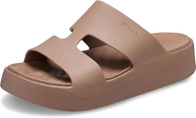 Crocs Getaway Platform H-strap Sandals, Wedge Sandals for Women womens Wedge Sandal - متتبع أسعار Amazon.sa