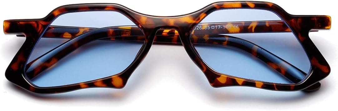 Polygonal Straightforwardly Irregular Shape Sunglasses UV Protection Personality Style Sunglasses for Women (Color : A) on Amazon.ae - Price Tracker