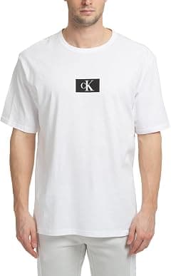 Calvin Klein Men Crew Neck Tshirts Short sleeve crew neck T-shirts (pack of 1) - Amazon.ae Price Tracker