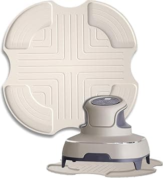 Air Fryer Trivets Silicone for Ninja Crispi, Hot Pads Potholders for Ninja Crispi Airfryer Accessories, Portable Glass Air Fryer Cooking System Holder, Kitchen Aid (Off White) على Amazon.ae - متتبع الأسعار