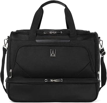 Travelpro Maxlite 5 Softside Carry-on Weekender with Drop-Bottom Compartment, Lightweight Overnight Travel Duffel Bag, Men and Women, 19-Inch, Black, Carry-on 19-Inch, Maxlite 5 Carry on Weekender - Best Deal Finder