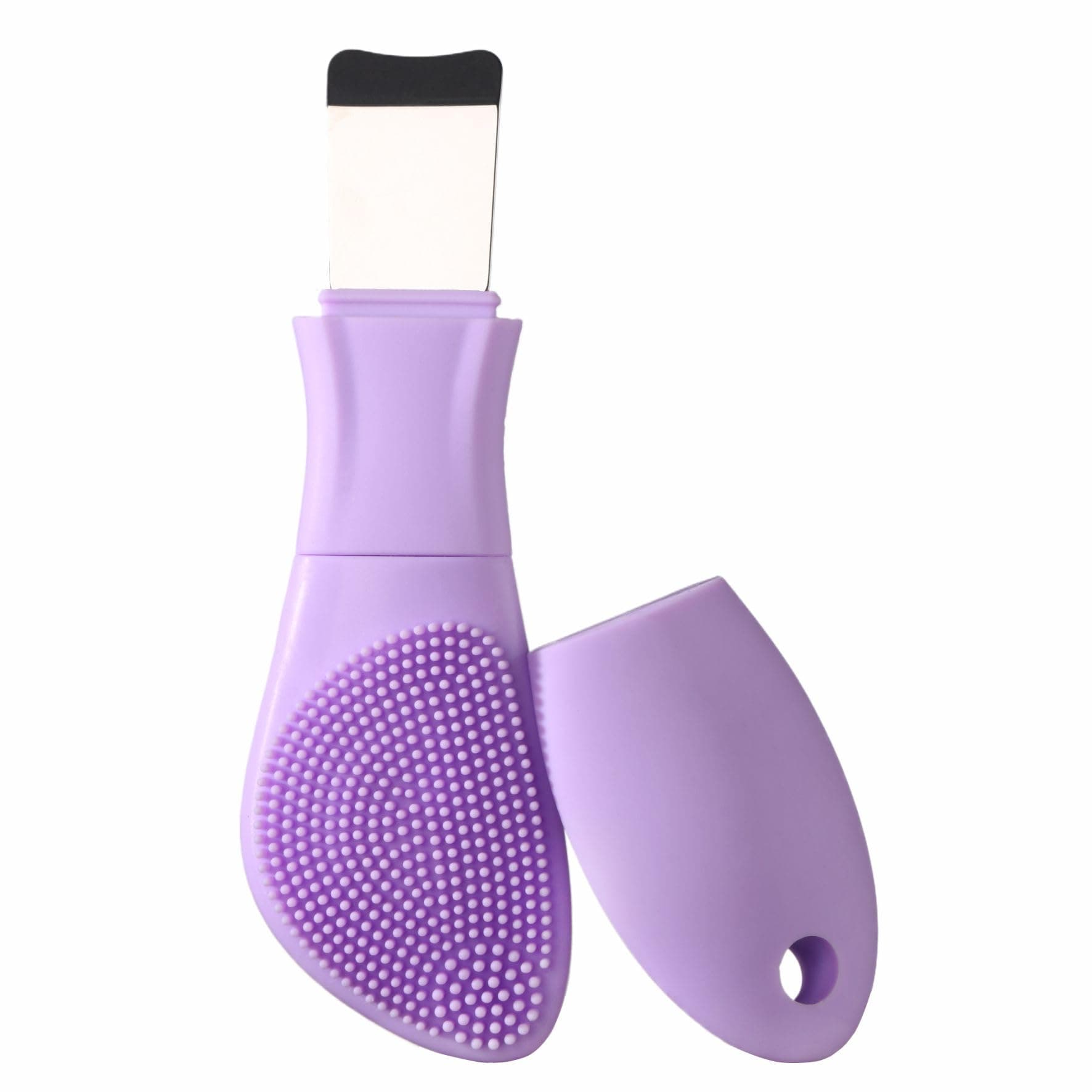 YEADMAL Blackhead Remover&Silicone Face Scrubber,Facial Cleansing Brush, Pore Brush, Face Scrubber Exfoliator for Facial Deep Cleansing (Purple) on Amazon.ae - Price Tracker