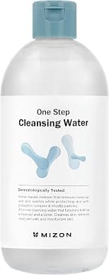 MIZON Micellar Cleansing Water, with Probiotics, Facial Cleanser, Makeup Remover, Natural Ingredients, for Sensitive Skin (1 Pack 16.9 fl oz) - Best Deal Finder