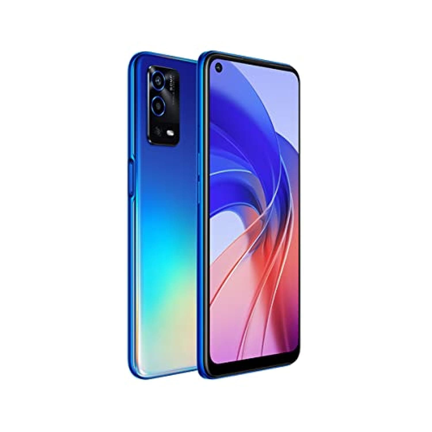 Oppo A55 Dual Sim 6.51 Inches Smartphone 128Gb 4Gb Ram, Hd+ Punch Hole Display, 5000Mah Long Lasting Battery, Fingerprint And Face Recognition, 4G Lte Android Cell Phone - Rainbow Blue on Amazon.ae - Price Tracker