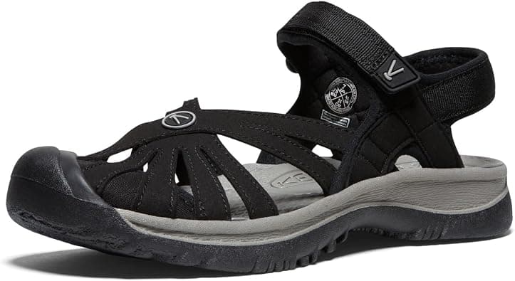 KEEN Women's Rose Sandal, Black Neutral Gray, 40 EU on Amazon.ae - Price Tracker
