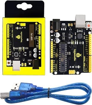 KEYESTUDIO V4.0 Development Board for Arduino UNO R3 with USB Cable على Amazon.ae - متتبع الأسعار