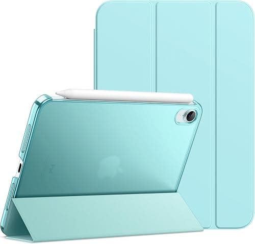 JETech Case for iPad mini A17 Pro/6th Gen (2024/2021), Blue | Slim Translucent Back Design, Tri-Fold Stand, Auto Wake/Sleep, Lightweight Shockproof Cover on Amazon.ae - Price Tracker