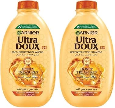 Garnier Ultra Doux Honey Treasures Shampoo, 400 ml, Pack of 2 - Best Deal Finder