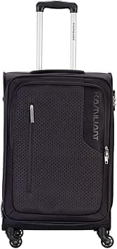 Kamiliant by American Tourister Kam Kojo Cabin Polyester Soft Sided 4 Wheels 360 Degree Rotation Luggage Suitcase, Grey, Cabin | 68.5 cm | Medium, Trolley Case on Amazon.ae - Price Tracker