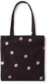 kate spade new york womens Canvas Book Tote Tote Bag (pack of 1) - Best Deal Finder