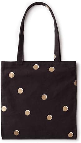 kate spade new york womens Canvas Book Tote Tote Bag (pack of 1) - Best Deal Finder