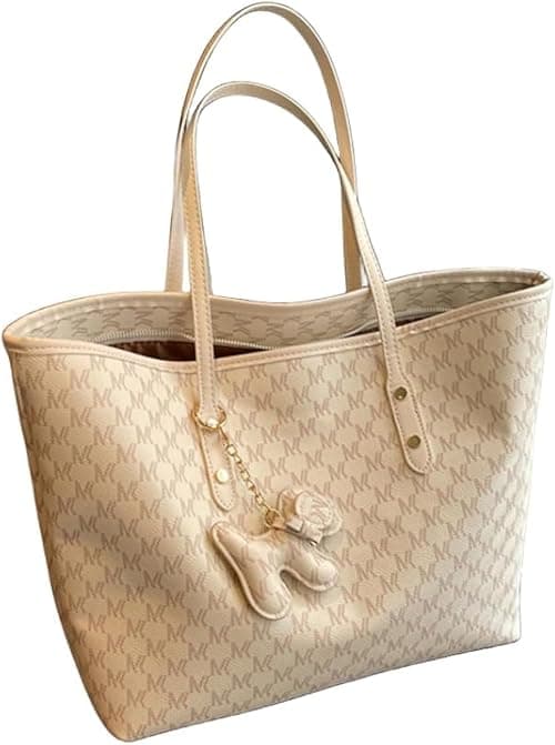 Lady Laptop Bag 16 Inch Laptop Tote Leather Computer Office Bag, Shoulder Cross-body Premium Texture Large Capacity Tote Shoulder Bag (white) on Amazon.ae - Price Tracker