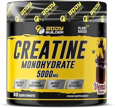 Body Builder Creatine Monohydrate Plant-Based, Vemto, 300 g – Supports Strength, Endurance & Muscle Performance, Delicious Berry Flavor, Vegan, Gluten-Free on Amazon.ae - Price Tracker