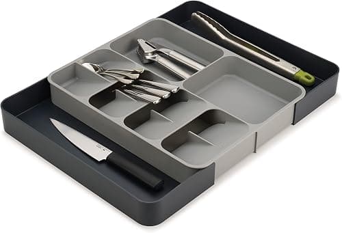 Joseph Joseph Drawerstore Expanding Cutlery Utensil And Gadgets Organiser, Grey, 85166, Organizer on Amazon.ae - Price Tracker