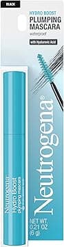 Neutrogena Hydro Boost Waterproof Plumping Mascara Enriched with Hydrating Hyaluronic Acid, Vitamin E, and Keratin for Dry or Brittle Lashes, Black 07,.21 oz on Amazon.ae - Price Tracker