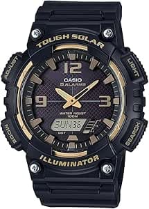 Casio Men's AQ-S810W-1A3VCF Tough Solar Analog Display Quartz Black Watch on Amazon.ae - Price Tracker