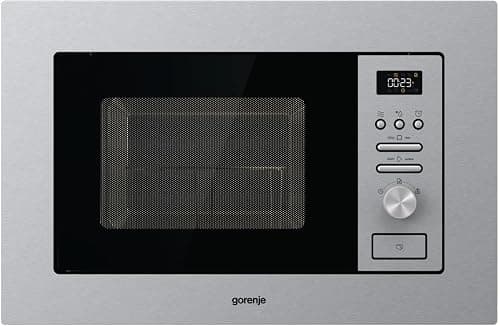 Gorenje BM201AG1X 20L Built-In Microwave with Grill, 800W Power, 15 Auto Programs, AquaClean, Stainless Steel على Amazon.ae - متتبع الأسعار
