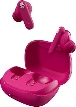Skullcandy Smokin' Buds Wireless In-Ear Headphones, 20 Hours of Autonomy, 50% Renewable Plastics, Microphone, Compatible with iPhone Android and Bluetooth Devices - Pink على Amazon.ae - متتبع الأسعار