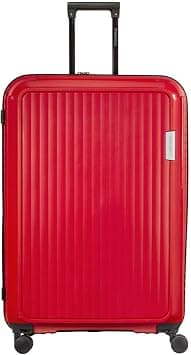 Wenger Optimo 84cm Red Cabin Trolley With 4 Spinner Wheels, PP Hard Shell, TSA Lock, Scratch-Resistant Texture, 3-Point Locking, Organized Interior, 5-Year Warranty. on Amazon.ae - Price Tracker