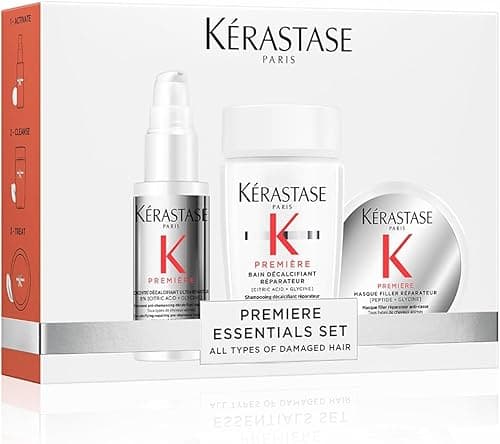 Kérastase, Première, Care Routine, Shampoo, Shampoo and Hair Mask for Damaged Hair, Concentré Décalcifiant Ultra-Réparateur, Bain Décalcifiant Rénovateur & Masque Elephants Réparateur on Amazon.ae - Price Tracker