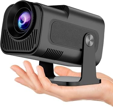 ZDSSY HY320 Mini Projetor PORTIL - 5G Wifi 6, Bluetooth 5.0 and Android 11, Suporte 4K and 1080P Full HD, 12,000 Lumens, Projetor Led com 4D/4P and Auto de Correccao, 180° Turntable, Electronic Zoom على Amazon.ae - متتبع الأسعار