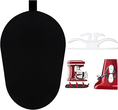 Sliding Mat for Kitchenaid Mixer, Mover Slider Mat Pad for 5-8 Qt Bowl Lift Stand Mixer, Kitchen Appliance Slider Mat Compatible with Professional 600 Stand Mixer with White Cord Organizer on Amazon.ae - Price Tracker