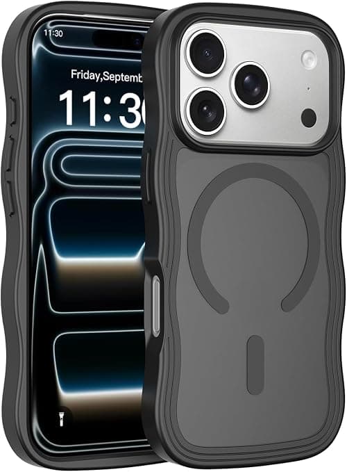 Magnetic Case for iPhone 18 Pro/ 17 Pro, Curly Wavy Frame on Amazon.ae - Price Tracker