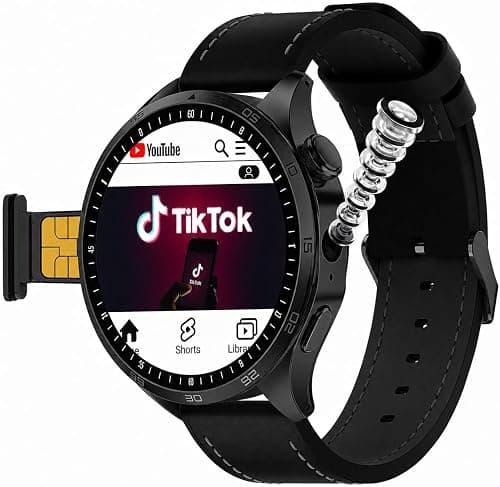 HainoTeko FG-8 5G Android Smart Watch with SIM Card Support, AMOLED Display, Download Any App, GPS, WiFi, Bluetooth Calling & Social Media Access (Black) on Amazon.ae - Price Tracker