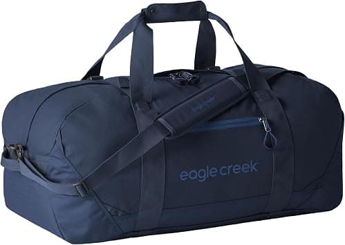 Eagle Creek No Matter What Duffel Bag - Eco Friendly Duffel for Sustainable Travel - Adjustable Shoulder Strap - Multiple Carry Options - Easy to Store - Atlantic Blue - 60L on Amazon.ae - Price Tracker