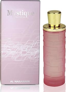 Al Haramain Mystique Femme Eau de Parfum for Women 100ml (3.33oz) | Long Lasting Floral Fruity Perfume with Rose, Apple & Vanilla | Everyday Signature Scent على Amazon.ae - متتبع الأسعار