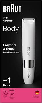 Braun Mini Body Trimmer BS1000 White on Amazon.ae - Price Tracker