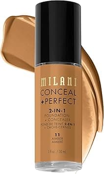 Milani Conceal Perfect 2-in-1 Foundation Concealer, Amber Nectar, 1.0 Fluid Ounce on Amazon.ae - Price Tracker