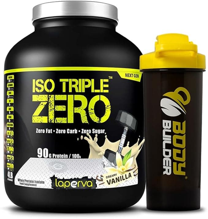 Laperva Isolated Whey Protein Powder Zero Fat, Carbs & Sugar (4 Lbs, Dreamy Vanilla) on Amazon.ae - Price Tracker