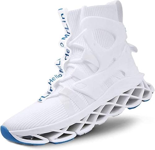 Hello MrLin Men's Running Shoes Non Slip Athletic Tennis Walking Blade Type Sneakers Hip على Amazon.ae - متتبع الأسعار