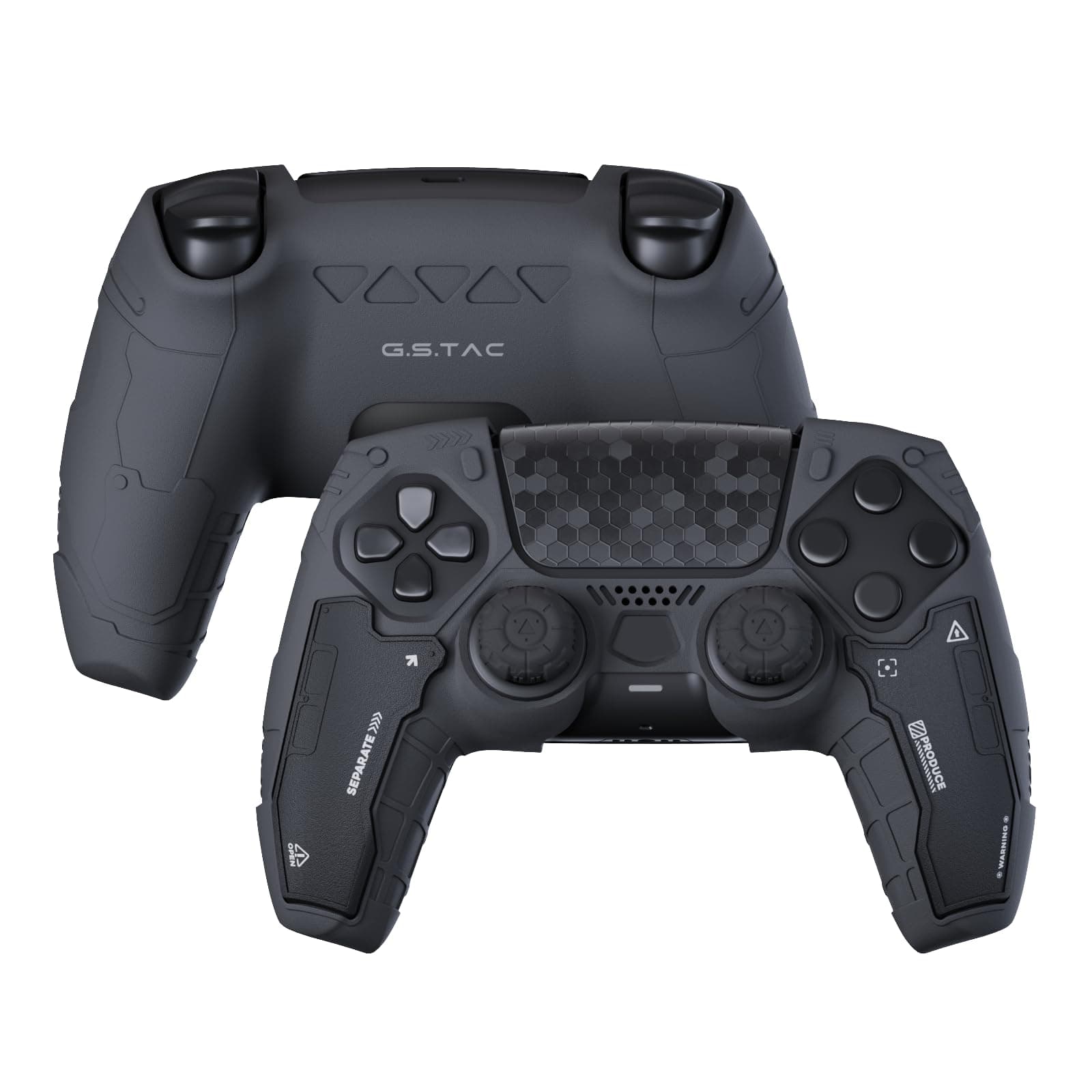 G.S.TAC Tactical PS5 Controller Skin Set, Anti-Slip Silicone Protective Cover Skin Case for PS5 Wireless Controller with 2 Thumb Grip Caps and 2 Stickers - for Black Myth: Wukong (Black) on Amazon.ae - Price Tracker