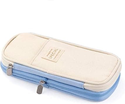 Nyganmelloz Large Capacity Pencil Case Pouch Portable Aesthetic Cute High Big Capacity Pen Cases Office College School Travel Stationery Makeup Storage Bag Box Desk Organizer for Girl Boy Women Men - Best Deal Finder