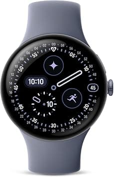 Google Pixel Watch 4 (45mm) - Android Smartwatch with Heart Rate and Sleep Tracking - 40-Hour Battery - Fitness Tracking - Google AI - Satin Moonstone Aluminum Case - Moonstone Active Band - Wi-Fi on Amazon.ae - Price Tracker