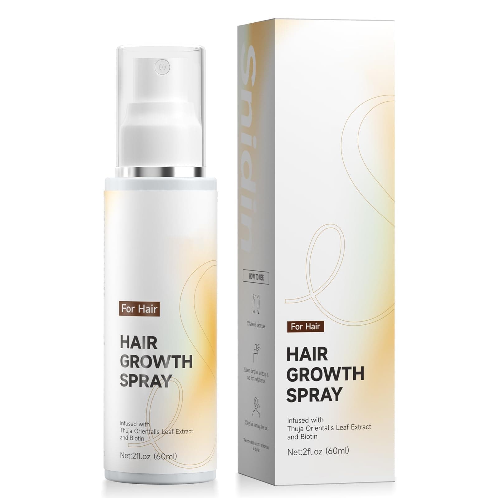 LBOYLOVE® Hair Growth Spray, With Rosemary Oil and Biotin, Non-Greasy, Helps Prevent Hair Thinning & Hair Loss, for Scalp, 60ml Bottle on Amazon.ae - Price Tracker