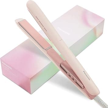 Panasonic 2-in-1 Hair Straightener & Curler, Smooth & Shiny Hair with Ion Conditioning, 15 Sec Heat Up, 3D Ceramic Plates, 30 Min Auto Switch Off, Gift Wrap, Gifts for Women, Sakura Pink - EH-HV31 on Amazon.ae - Price Tracker
