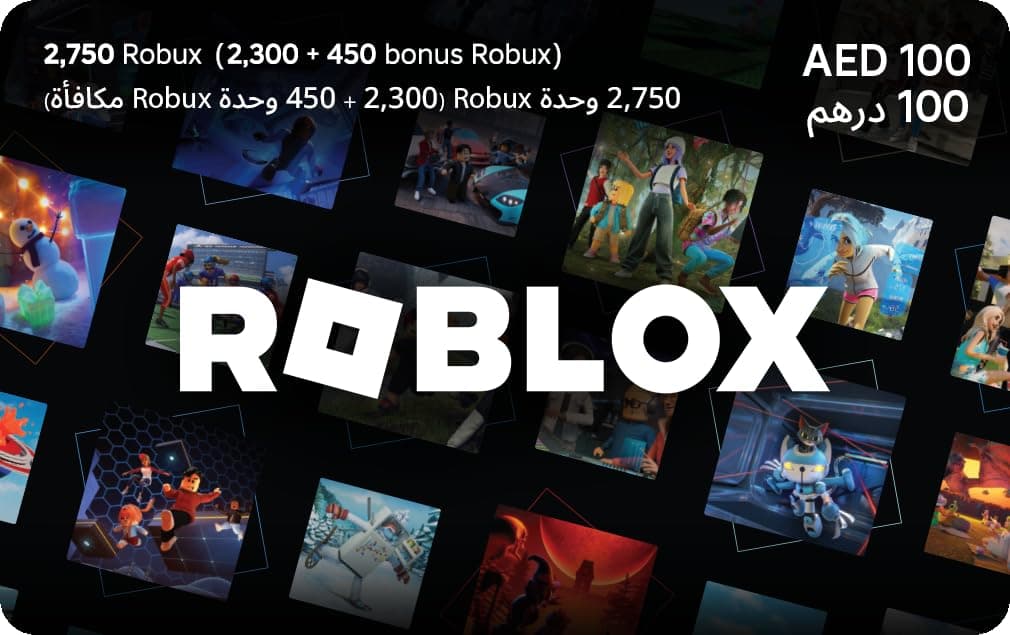 Roblox Digital Gift Code for 2300 + Extra 450 bonus Robux [Redeem Worldwide - Includes Exclusive Virtual Item] [Online Game Code] on Amazon.ae - Price Tracker