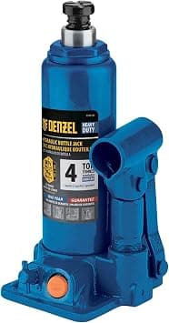 Denzel 4T Hydraulic Bottle Jack – Heavy-Duty Car Jack with 7 5/8"-14 1/2" Lifting Range – Reliable Automotive Tool with 1-Year Guarantee على Amazon.ae - متتبع الأسعار