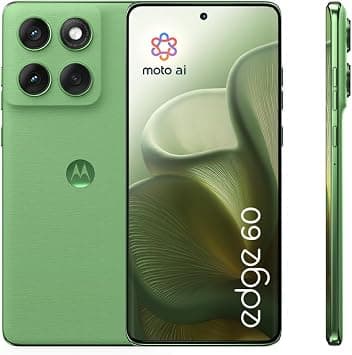 MOTOROLA Edge 60 5G, 12+12GB RAM Boost, 512 GB ROM, 50 MP Camera, IP68/IP69, Mediatek Dimensity 7300, 6.67" pOLED Display 120Hz, PANTONE Shamrock (UAE Type Approved) على Amazon.ae - متتبع الأسعار