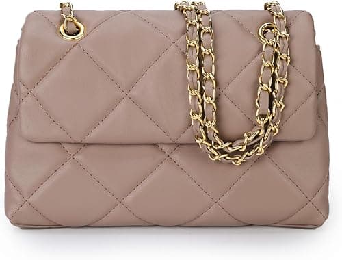 Gladdon Quilted Crossbody Purses for Women Small Ladies Shoulder Bags with Chain Trendy Clutch Purse Cute Designer Bag on Amazon.ae - Price Tracker