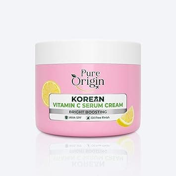 Pure Origin 10x Korean Vitamin C Brightening Serum Cream | Fades Dark Spots, Pigmentation & Dullness | Oil-free & Lightweight | With SPF 50 | All Skin Types | For Women & Men | 50g - Amazon.ae Price Tracker