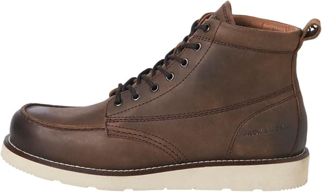 JACK & JONES Jfwtoronto Leather Boot Styd Ln mens Jfwtoronto Leather Boot Styd Ln على Amazon.ae - متتبع الأسعار