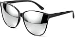 LVIOE Cat Eyes Sunglasses for Women, Polarized Oversized Fashion Vintage Eyewear for Driving Fishing - 100% UV Protection - Best Deal Finder