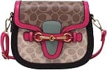 Women Small Crossbody Bags Women Golden Buckle Leather Purse Handbag Fashion Design - Best Deal Finder