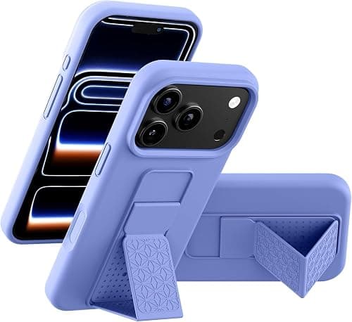 iPhone 17 Pro Case, Kickstand Finger Grip Cover for iPhone 17 Pro, Car Magnetic Multi Stand Soft Silicone Phone Case for iPhone 17 Pro 6.3 inch (Sky Blue, IPhone 17 Pro) on Amazon.ae - Price Tracker