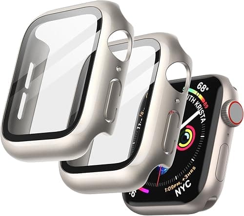 JETech Case for Apple Watch SE 3/2/1, Series 6/5/4 40mm, Starlight على Amazon.ae - متتبع الأسعار