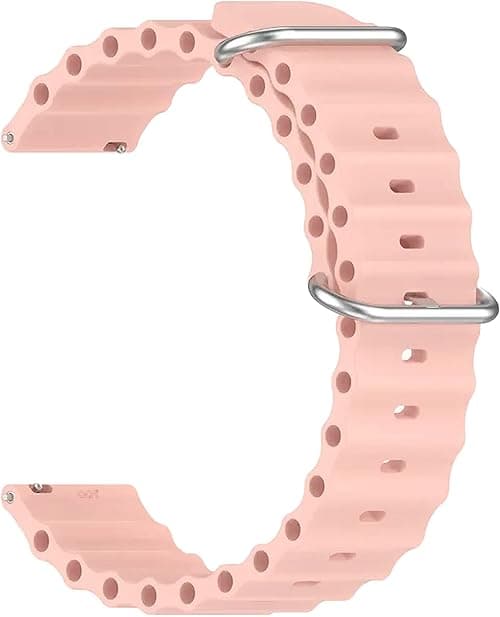 Quick Release Watch Band Compatible With Armani Exchange Drexler Axt2000 Silicone Ocean Band Style Replacement Strap (Baby Pink) on Amazon.ae - Price Tracker